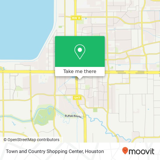 Mapa de Town and Country Shopping Center