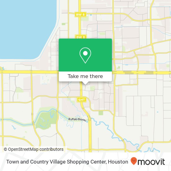 Town and Country Village Shopping Center map