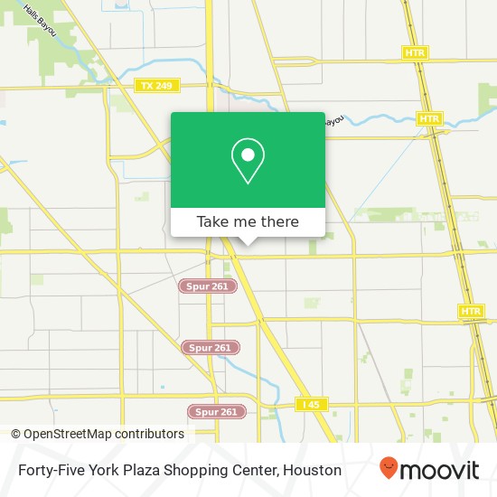 Mapa de Forty-Five York Plaza Shopping Center