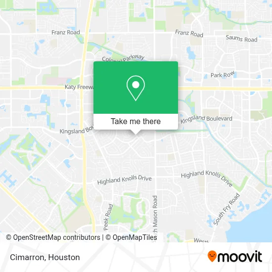 Cimarron map