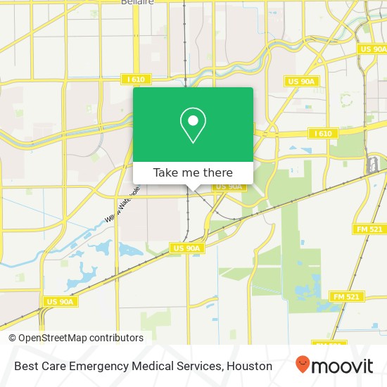 Best Care Emergency Medical Services map