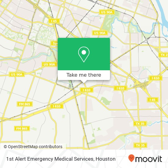 Mapa de 1st Alert Emergency Medical Services