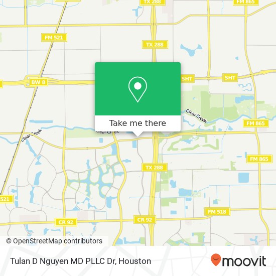 Mapa de Tulan D Nguyen MD PLLC Dr