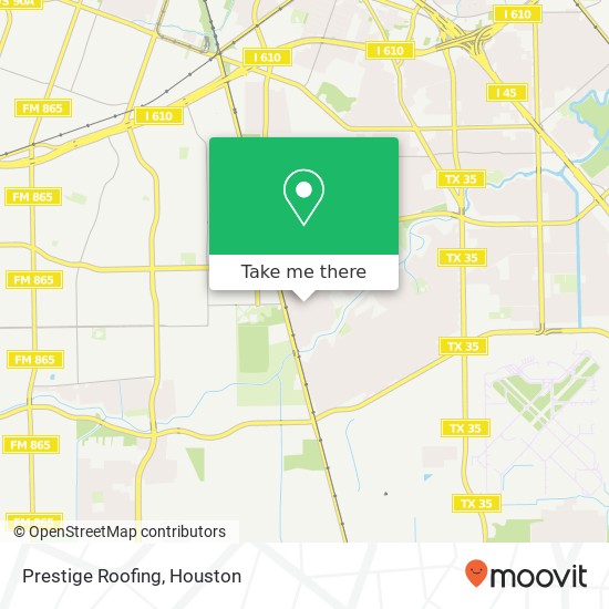 Prestige Roofing map