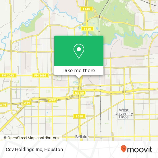 Csv Holdings Inc map