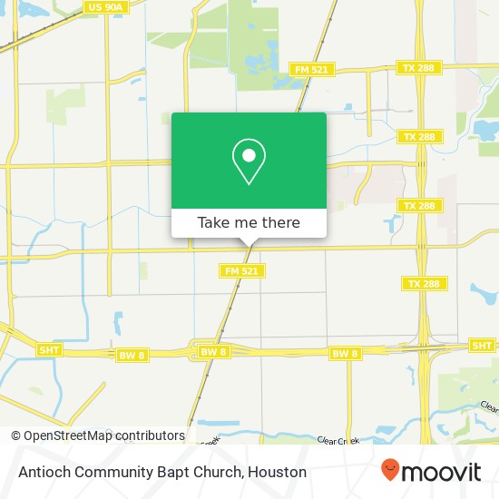 Antioch Community Bapt Church map