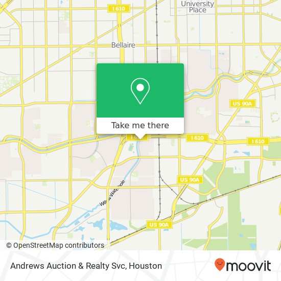 Andrews Auction & Realty Svc map