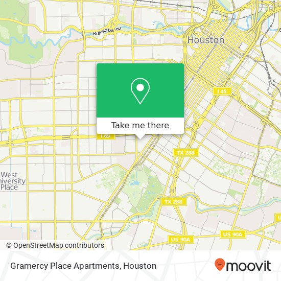 Gramercy Place Apartments map