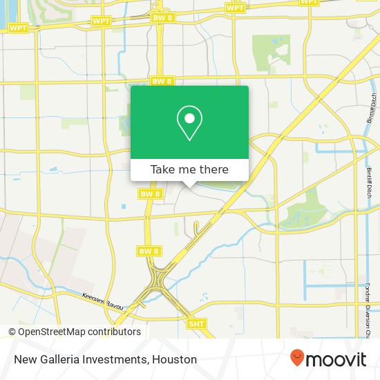 New Galleria Investments map