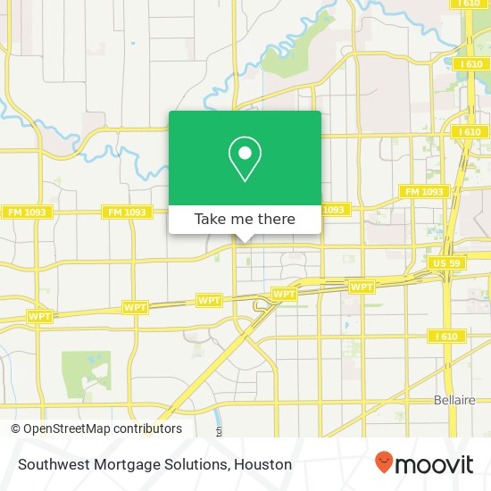 Southwest Mortgage Solutions map