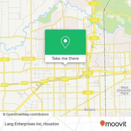 Lang Enterprises Inc map