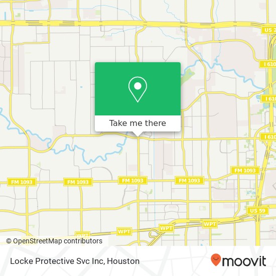 Locke Protective Svc Inc map