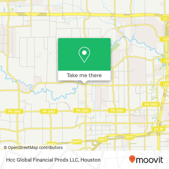 Mapa de Hcc Global Financial Prods LLC