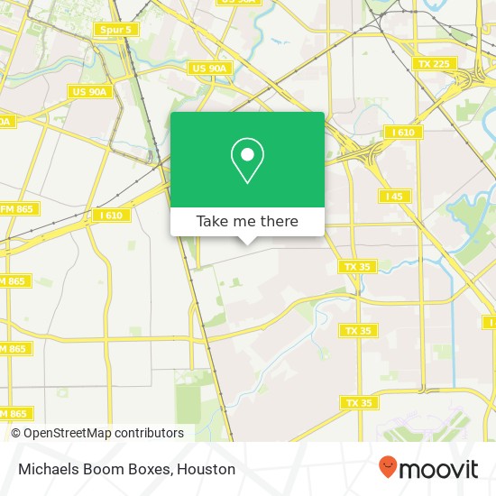 Michaels Boom Boxes map