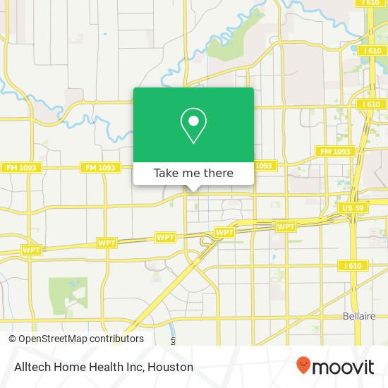 Alltech Home Health Inc map