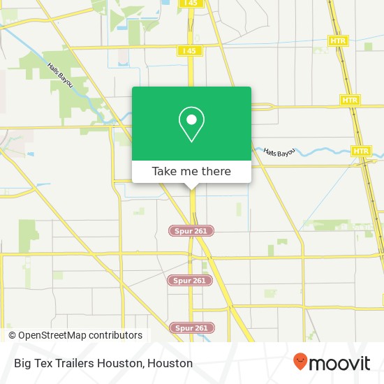 Mapa de Big Tex Trailers Houston