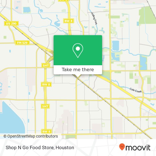 Shop N Go Food Store map