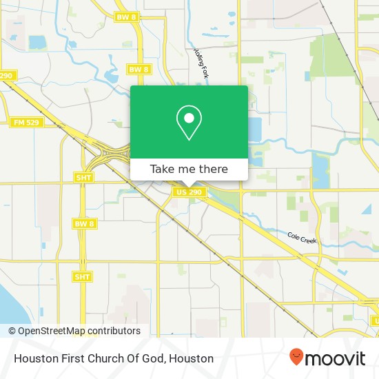 Mapa de Houston First Church Of God
