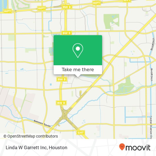 Linda W Garrett Inc map