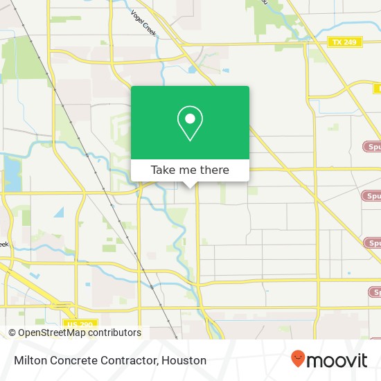 Milton Concrete Contractor map