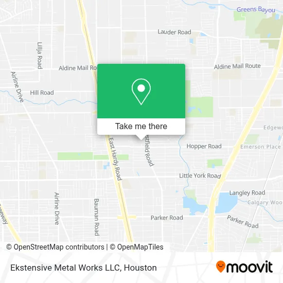 Ekstensive Metal Works LLC map