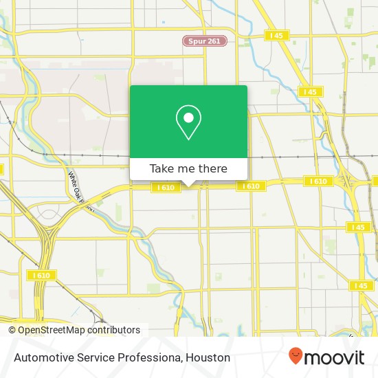 Automotive Service Professiona map