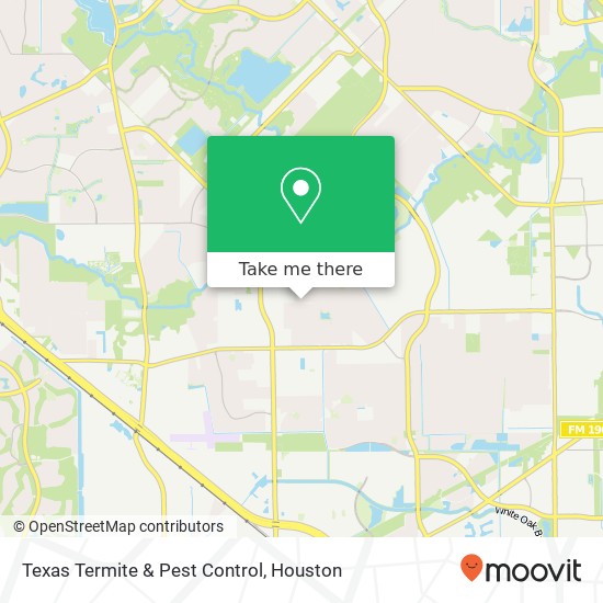 Mapa de Texas Termite & Pest Control