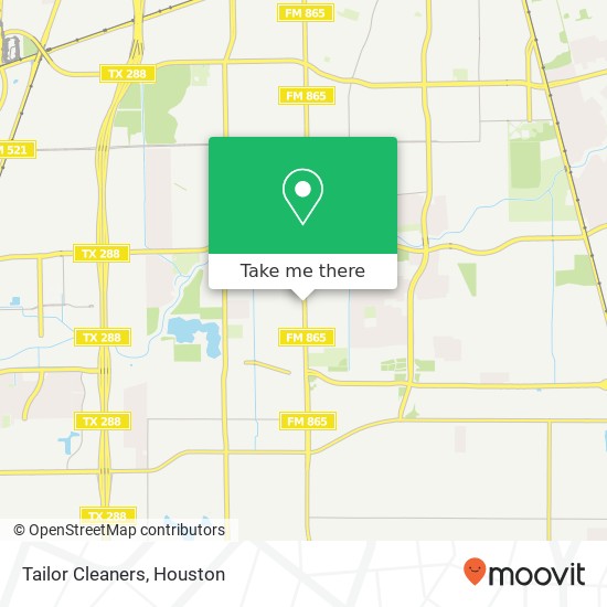 Tailor Cleaners map