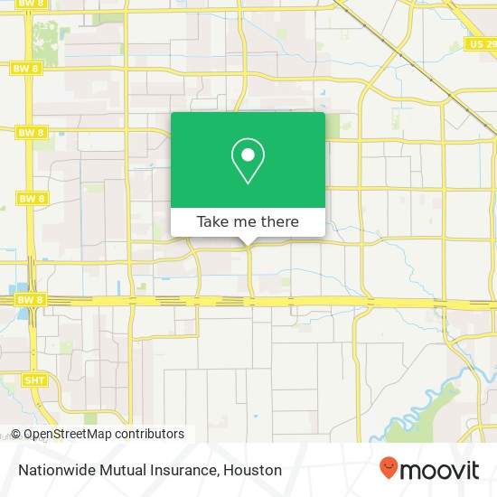 Mapa de Nationwide Mutual Insurance