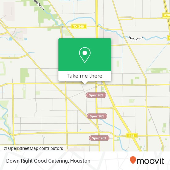 Down Right Good Catering map