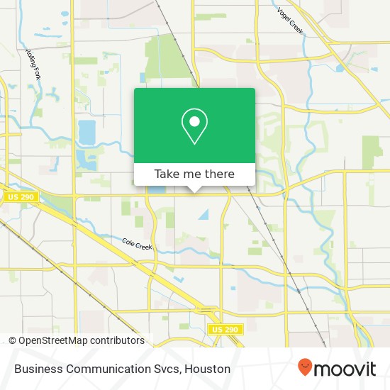 Business Communication Svcs map