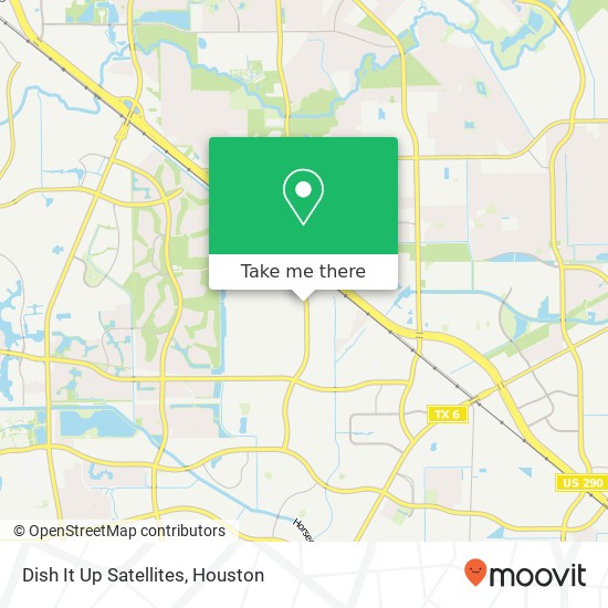 Dish It Up Satellites map