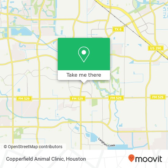 Copperfield Animal Clinic map