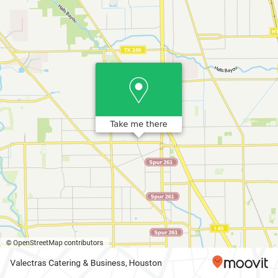 Mapa de Valectras Catering & Business