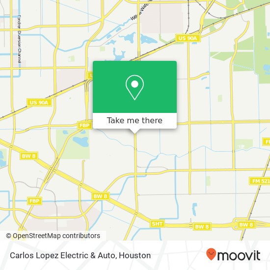 Carlos Lopez Electric & Auto map