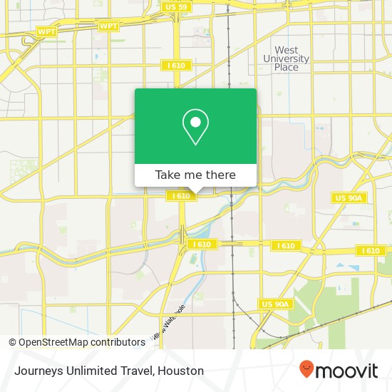 Mapa de Journeys Unlimited Travel