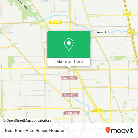 Mapa de Best Price Auto Repair