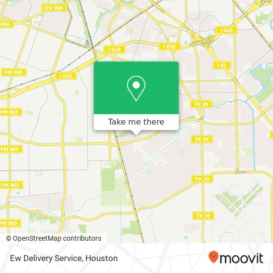 Mapa de Ew Delivery Service