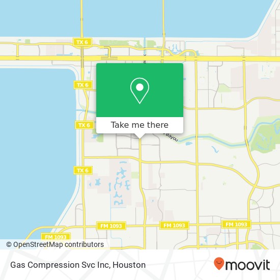 Gas Compression Svc Inc map