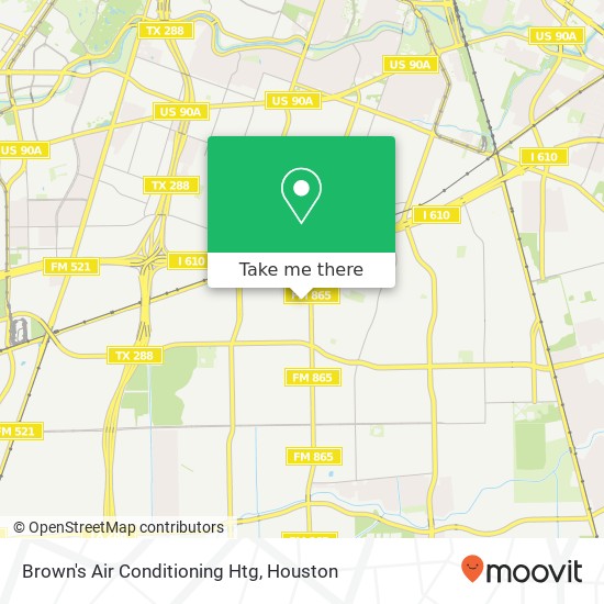 Mapa de Brown's Air Conditioning Htg