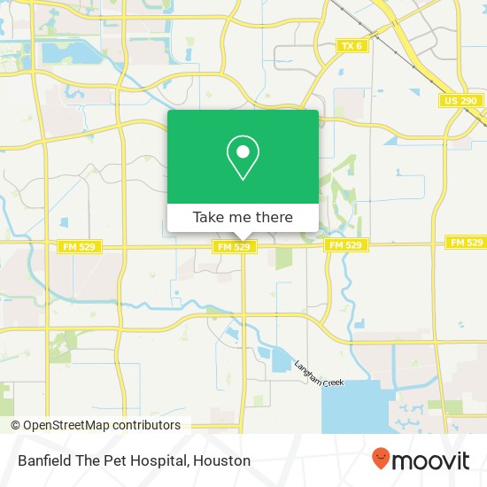 Mapa de Banfield The Pet Hospital
