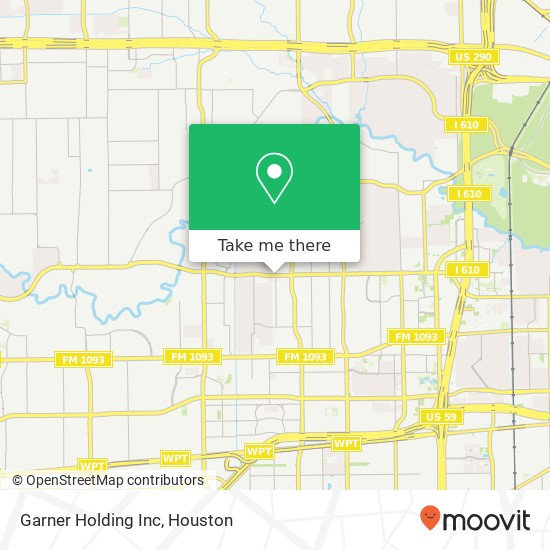 Garner Holding Inc map