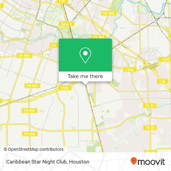 Caribbean Star Night Club map