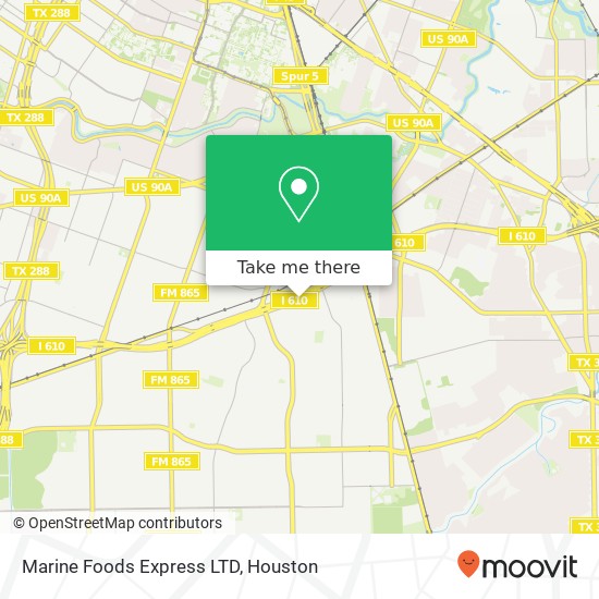 Mapa de Marine Foods Express LTD