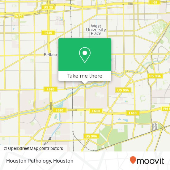 Houston Pathology map