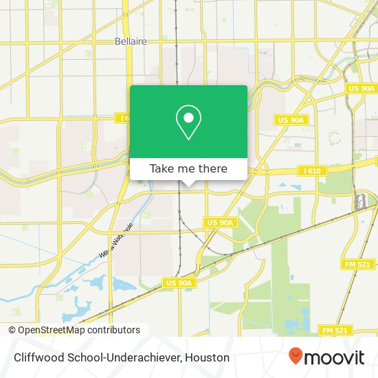 Mapa de Cliffwood School-Underachiever