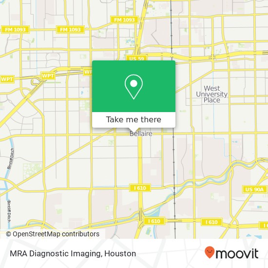 Mapa de MRA Diagnostic Imaging