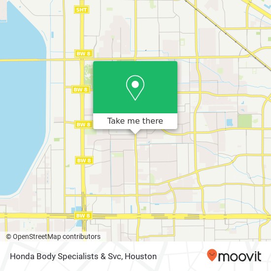 Honda Body Specialists & Svc map