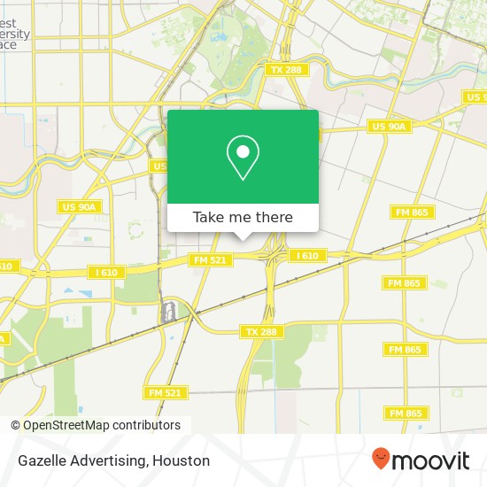 Gazelle Advertising map