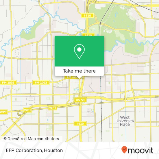 EFP Corporation map